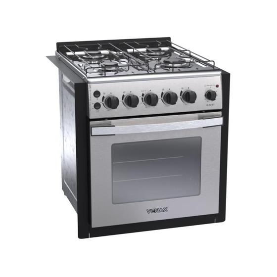 Imagem de Fogao a Gas de embutir Gaudi Platinum 4 Q GII Inox Gas Glp