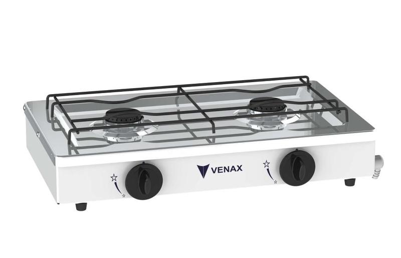 Fogão 2 Bocas Venax Flamalar Sem Tampa Branco - Mod205st