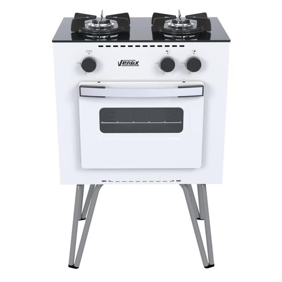 Fogao a gas mini cook 2 q branco gas glp - Venax - Fogão - Magazine Luiza
