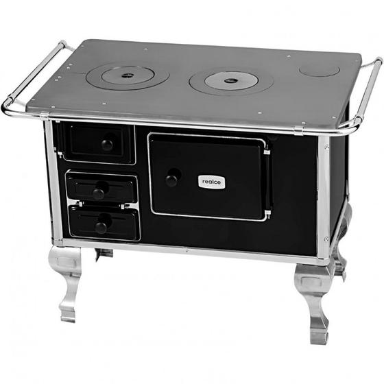 Fogão a Lenha de Piso 2 Bocas com Forno de 29L Realce 1806 Imagem de Fogão a Lenha de Piso 2 Bocas com Forno de 29L Realce 1806