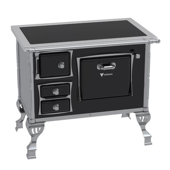Imagem de Fogao a Lenha Venax GII n 1 Premium Preto