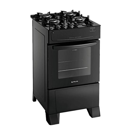 Fogão Atlas Mônaco TopGlass 4 B Mesa de Vidro Acendimeto Automatico-Pto Menor preço em Fogão Atlas Mônaco TopGlass 4 B Mesa de Vidro Acendimeto Automatico-Pto
