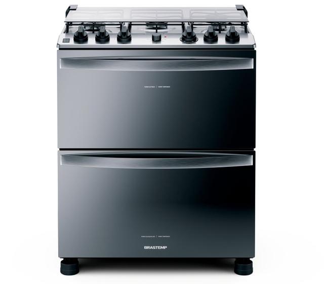 Fogão Brastemp 5 Bocas Duplo Forno Cor Inox Com Botões Removíveis E Exclusivo Aro Protetor - BFD5NCR é boa?