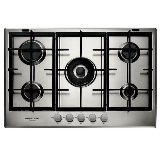 Fogão Cooktop 5 Bocas Brastemp BDK75DR Arno Cooktop Magazine Luiza