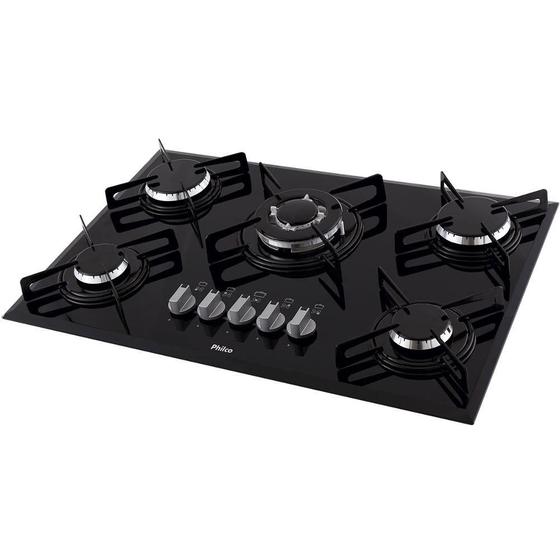 Imagem de Fogão Cooktop à Gás Philco Chef 5 TC 5 Bocas Acendimento Automático