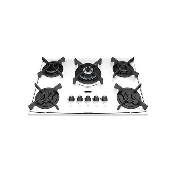 Fogão Cooktop Dako 5 Bocas Glass Cooktop Magazine Luiza
