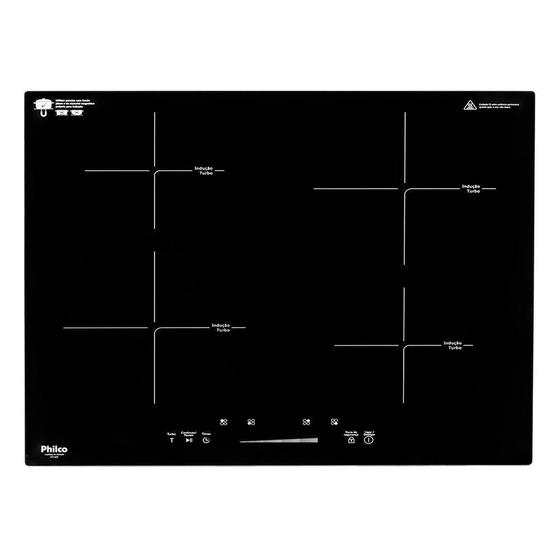 Imagem de Fogão Cooktop De Indução Philco PCT40P 4 Bocas Turbo Touch