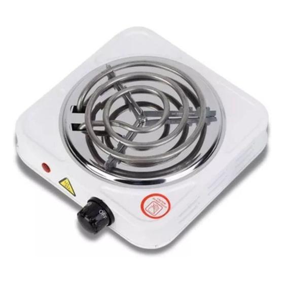 Imagem de Fogão cooktop elétrica branco 110V