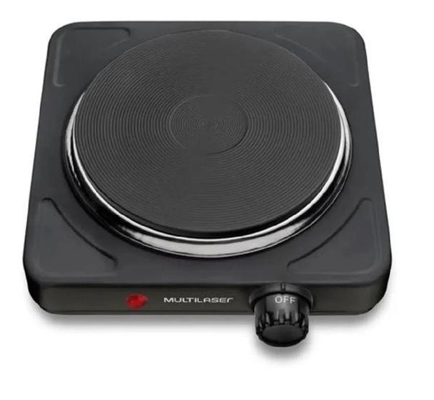 Fogão cooktop elétrica multilaser easy cook preto 220v Cooktop
