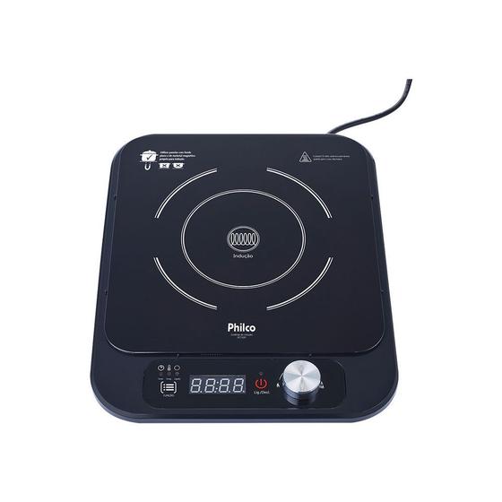 Fogão Cooktop Elétrica Philco PCT10IP Preto 127V Cooktop Magazine Luiza