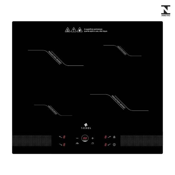 Fogão Cooktop Elétrico 4 Bocas 220v Tronos Menor preço em Fogão Cooktop Elétrico 4 Bocas 220v Tronos