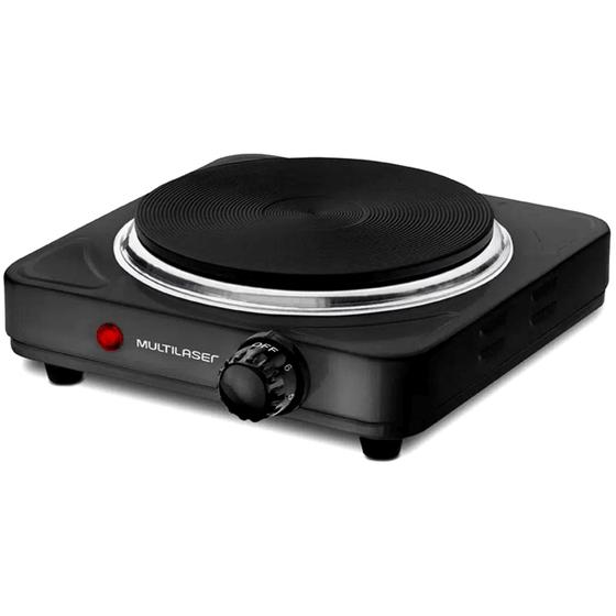 Fogão Cooktop Elétrico De Mesa 1 Boca Portátil 1000W Potente Para Casa