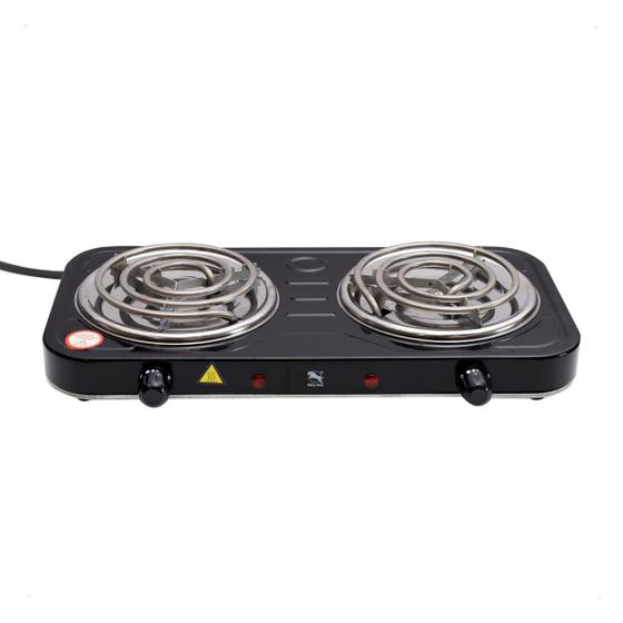 Imagem de Fogão Cooktop Elétrico Fogareiro 2000W 2 Bocas 127V Portátil