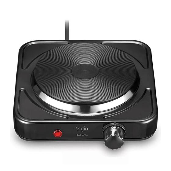 Imagem de Fogao Cooktop Eletrico Portatil ELGIN FOG20 1 Boca 1000W - 110V