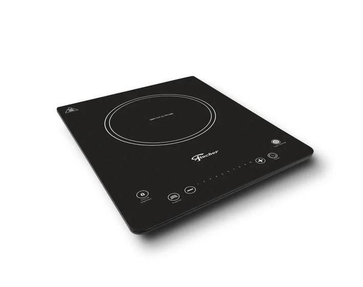 Fogão Cooktop Fischer 1Q Indução Vitroceramica - Preto Menor preço em Fogão Cooktop Fischer 1Q Indução Vitroceramica - Preto