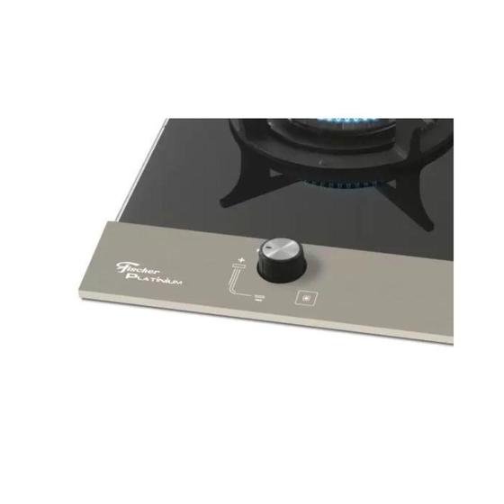 Cooktop 1 Bocas Fischer Preto - Platinium Tc - Gás Bivolt - 27348-60651 Cooktop 1 Bocas Fischer Preto - Platinium Tc - Gás Bivolt - 27348-60651