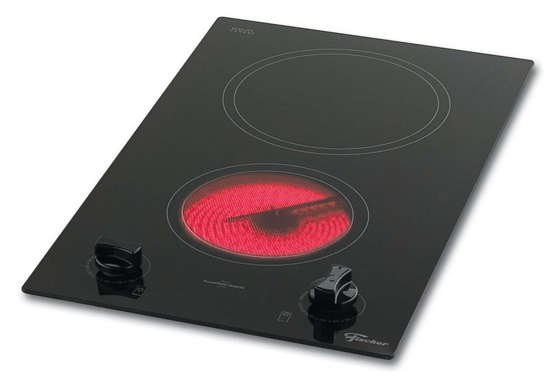 Fogão Cooktop Fischer 2 Bocas Elétrico Mesa Vitrocerâmica Cooktop 2 Bocas Magazine Luiza