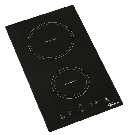 Imagem de Fogão Cooktop Fischer 2Q Por Indução Mesa Vitrocerâmica 220V Preto