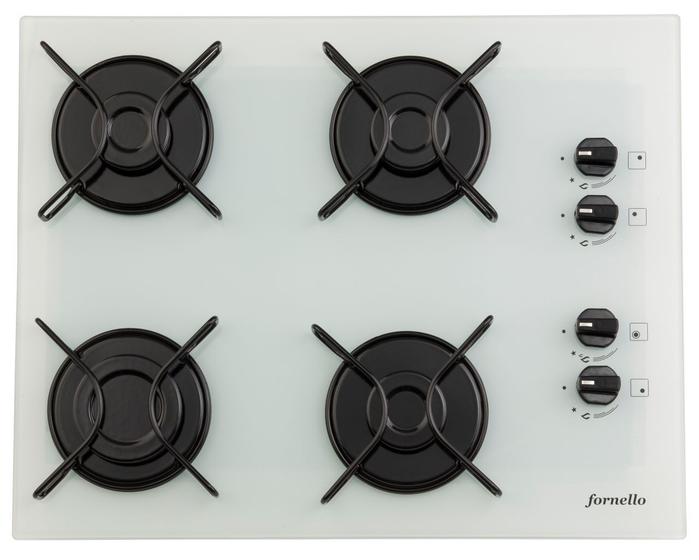 Imagem de Fogão cooktop Fornello 4 bocas branco a gás