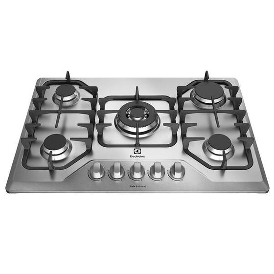 Imagem de Fogão Cooktop Gás Electrolux Gf75x Prateado 127v/220v