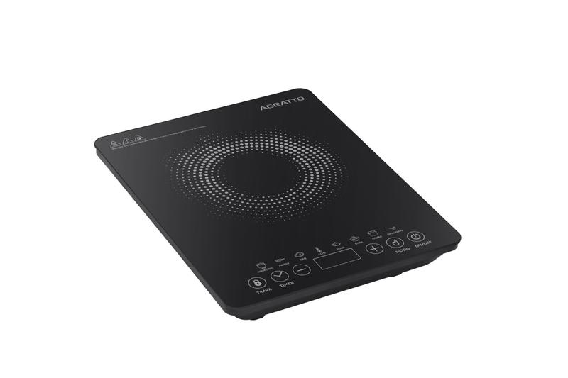 Fogão Cooktop Indução Portátil 1 Boca Painel Touch - AGRATTO Menor preço em Fogão Cooktop Indução Portátil 1 Boca Painel Touch - AGRATTO
