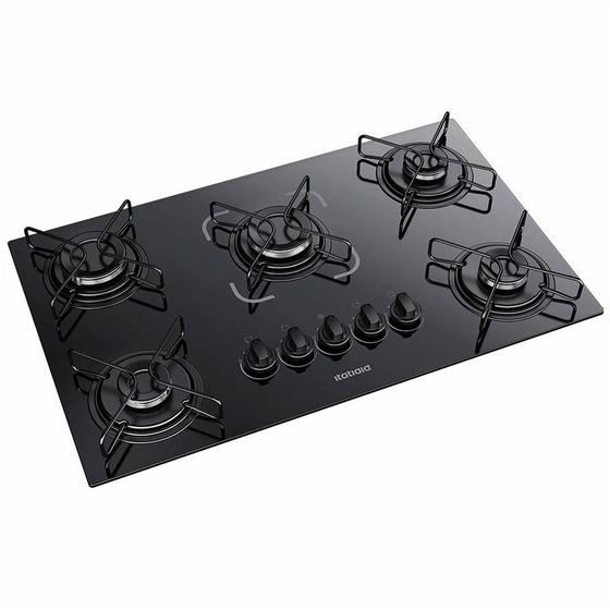 Fogao Cooktop Itatiaia Essencial 5 Bocas Imagem de Fogao Cooktop Itatiaia Essencial 5 Bocas