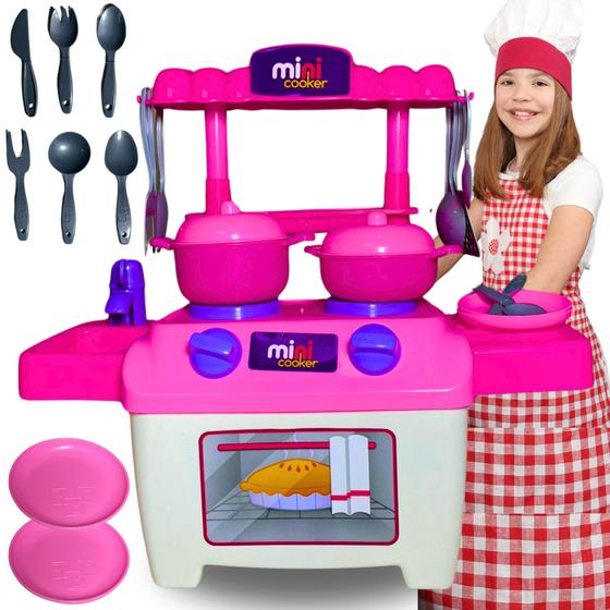 Imagem de Fogão de brinquedo Mini Cooker BStoys Brinquedo de cozinha Acessórios de cozinha Panelinhas