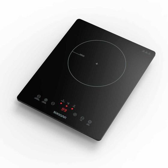 Cooktop 1 Bocas Suggar Preto - Elétrico 220v - Fg0122vc Cooktop 1 Bocas Suggar Preto - Elétrico 220v - Fg0122vc