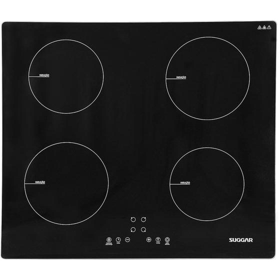 Fogão de Mesa Cooktop de Indução 4 Zonas de Aquecimento Suggar Imagem de Fogão de Mesa Cooktop de Indução 4 Zonas de Aquecimento Suggar