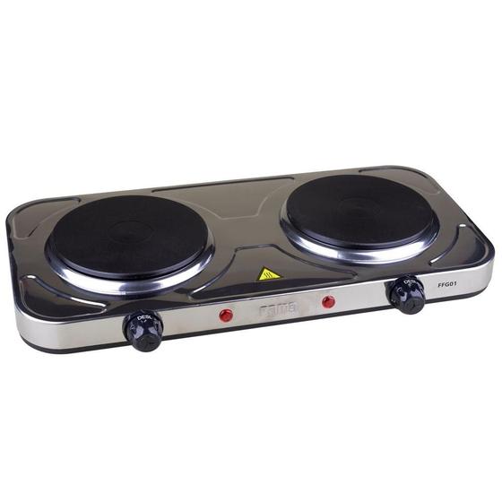 Cooktop 2 Bocas Fama Inox - Elétrico 110v - Ffg01 Cooktop 2 Bocas Fama Inox - Elétrico 110v - Ffg01