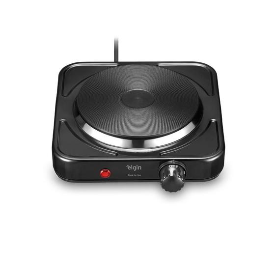 Fogão de Mesa Elétrico Portátil 1 Boca Elgin 127V Menor preço em Fogão de Mesa Elétrico Portátil 1 Boca Elgin 127V