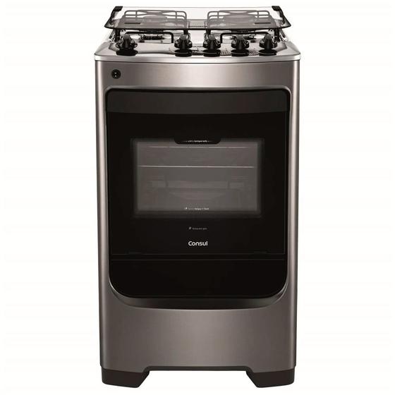 Fogão de Piso 4 Bocas à Gás Consul CFO4NAR com Acendimento Automático Inox Bivolt é boa?