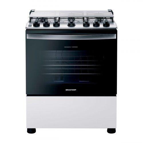 Fogão de Piso 6 Bocas Brastemp BFS6NCB com Acendimento Automático Menor preço em Fogão de Piso 6 Bocas Brastemp BFS6NCB com Acendimento Automático
