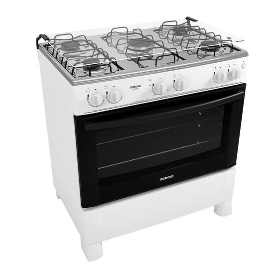 Fogão de Piso com Acendimento Automático Star 5 Bocas Itatiaia Imagem de Fogão de Piso com Acendimento Automático Star 5 Bocas Itatiaia