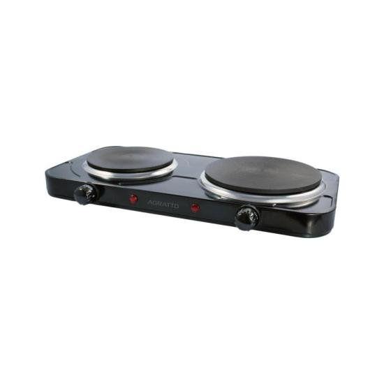 Fogão Elétrico De Mesa Agratto FMP-01 2 Pratos Preto 127v Menor preço em Fogão Elétrico De Mesa Agratto FMP-01 2 Pratos Preto 127v
