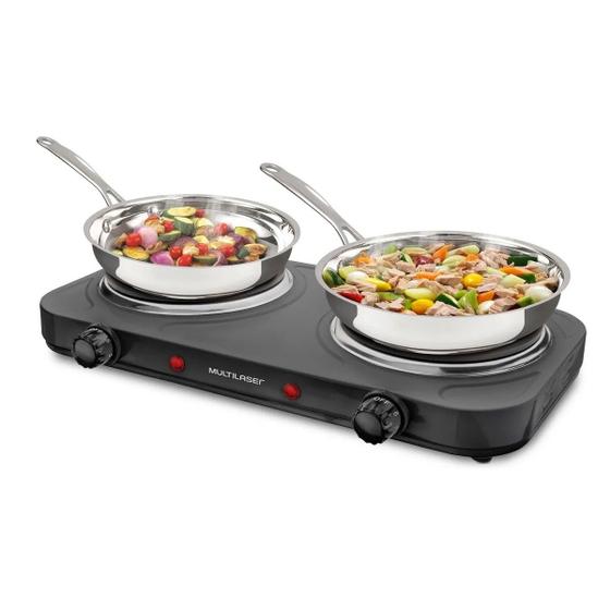 Fogão Elétrico Easy Cook Duo Multilaser CE154 127V 2000W Menor preço em Fogão Elétrico Easy Cook Duo Multilaser CE154 127V 2000W