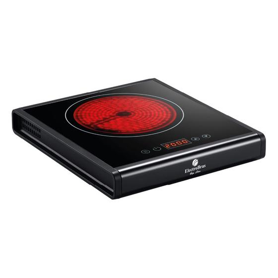 Imagem de Fogao Eletrico Electrobras Smart Cook I EBVC-11D - 1500W - 1 Boca - Infravermelho - 110V - Preto