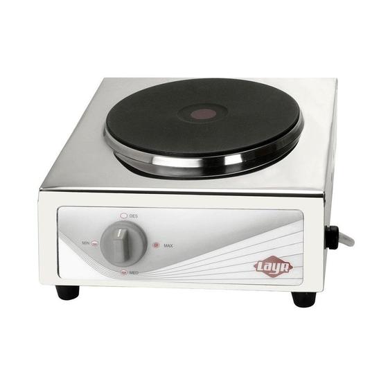 Fogão 1 Bocas Layr Topázio Inox – 220v