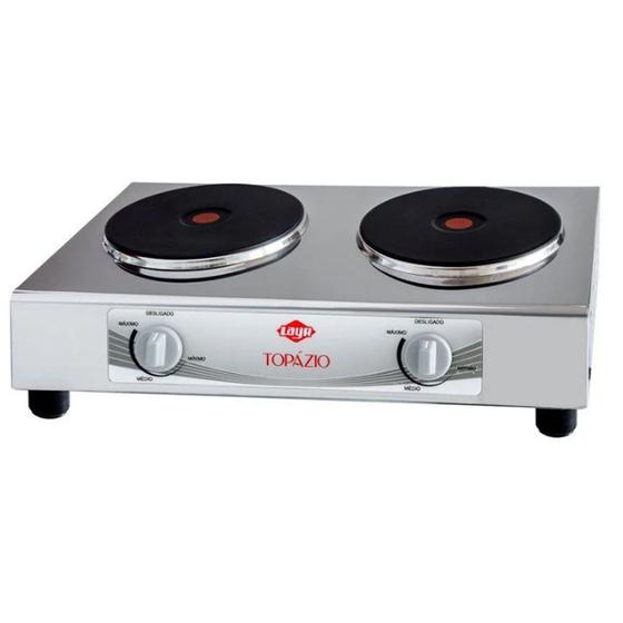 Fogão Elétrico Layr Topázio 4.0 2 Bocas Aço Inox 220v é boa?