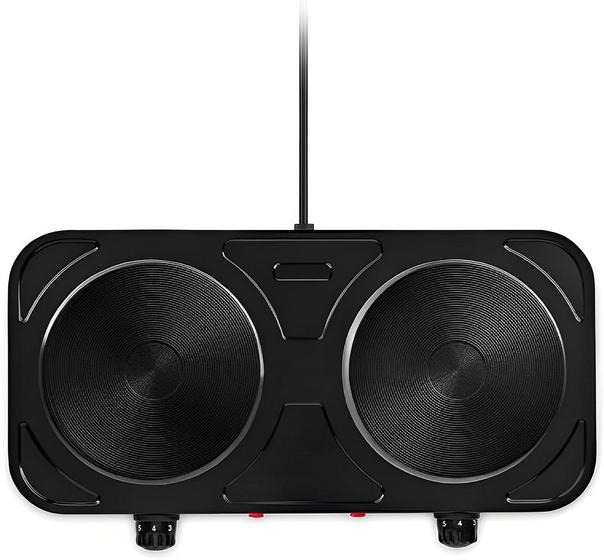 Fogão Elétrico Portátil Cooktop 2 Bocas 2000w Elgin Cooktop 2 Bocas