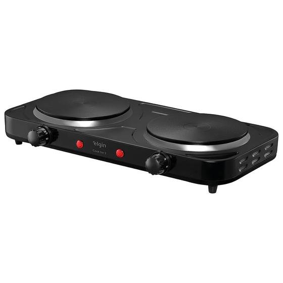 Fogão Elétrico Portátil Cooktop 2 Bocas Elgin Menor preço em Fogão Elétrico Portátil Cooktop 2 Bocas Elgin