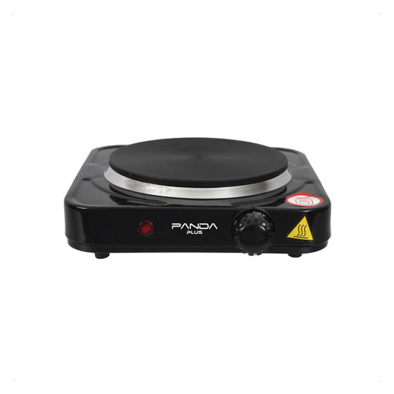 Imagem de Fogão Elétrico Portátil Cooktop de Mesa 1 Boca Chapa 1000W Preto / Branco