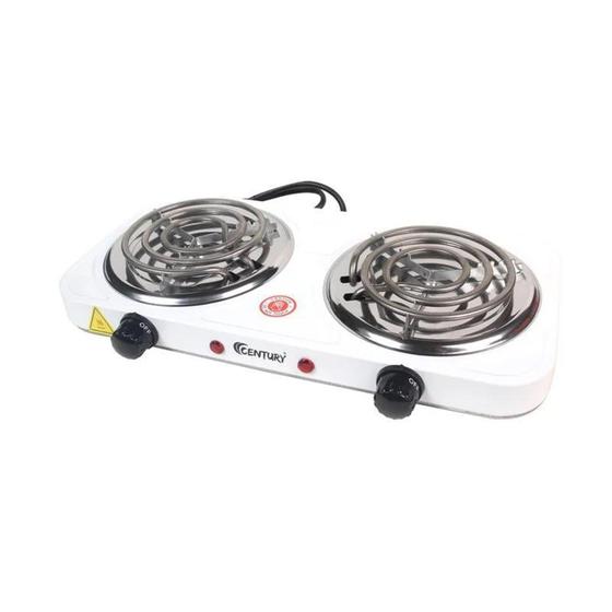 Fogão 2 Bocas Century Branco - 110v - S03658
