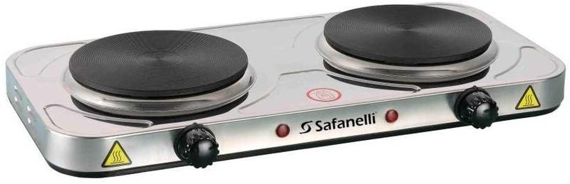 Imagem de Fogão Elétrico Portátil de Mesa 2 Placas Inox - Safanelli
