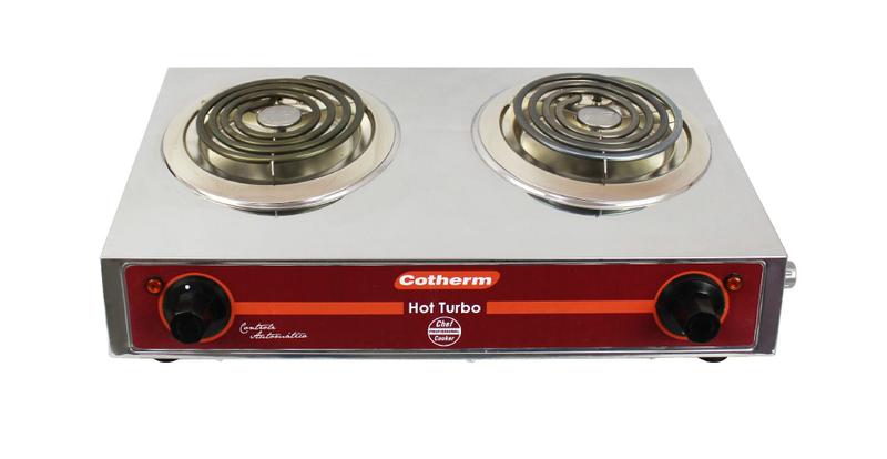 Fogão elétrico profissional 2 bocas 4000 w hot turbo Menor preço em Fogão elétrico profissional 2 bocas 4000 w hot turbo