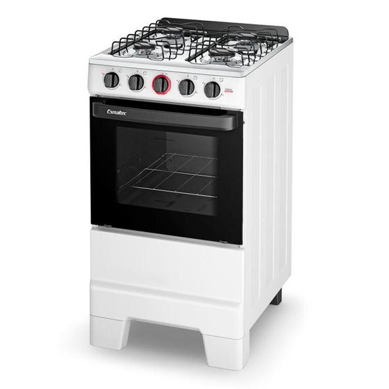 Imagem de Fogão Esmaltec 4 Bocas Ideal Super F4iab4121br Acendimento Automático Branco Bivolt
