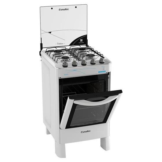 Fogão Esmaltec Ágata 4 Bocas Branco Imagem de Fogão Esmaltec Ágata 4 Bocas Branco