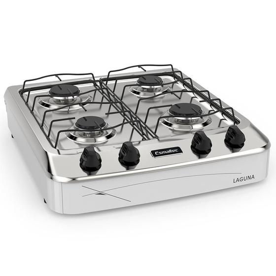 Fogão Esmaltec Laguna 4 Bocas Branco Menor preço em Fogão Esmaltec Laguna 4 Bocas Branco