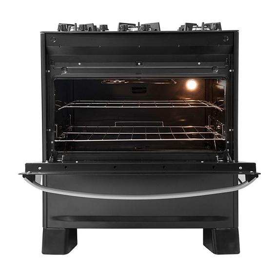 Fogão 5 Bocas Suggar Master Grill Preto Mesa em Vidro - 110v - Fgvmtg511pt Fogão 5 Bocas Suggar Master Grill Preto Mesa em Vidro - 110v - Fgvmtg511pt