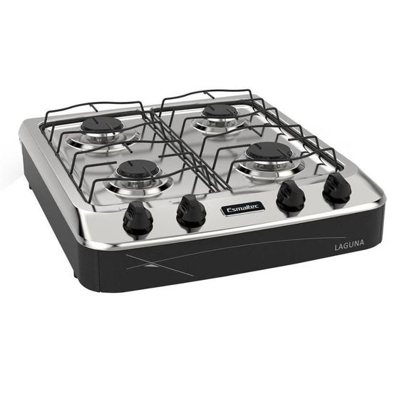 Fogão 4 Bocas Esmaltec Laguna Preto - N/a - 4027